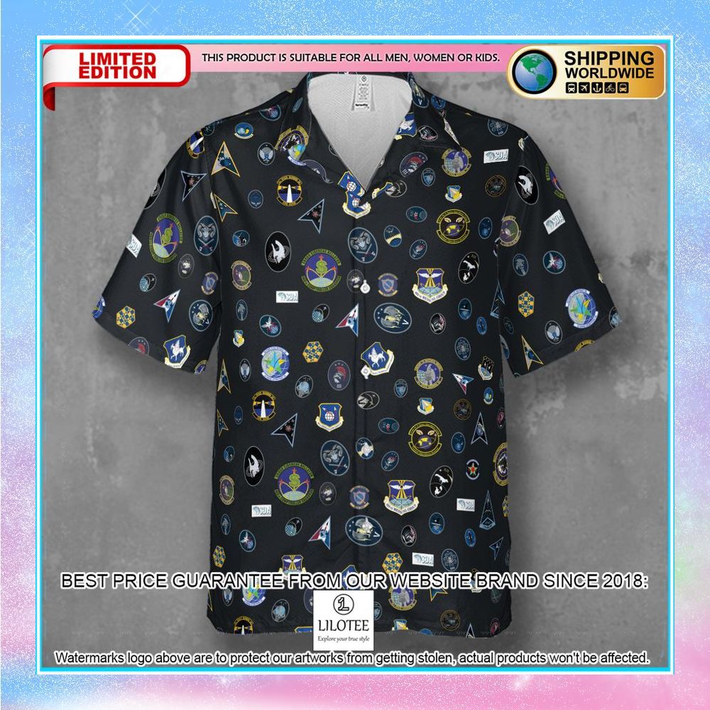 space force squadron pattern hawaiian shirt 2 124