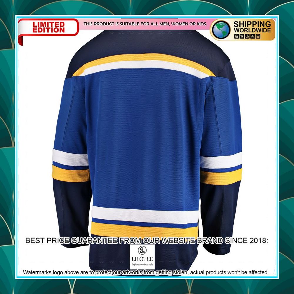 st louis blues breakaway home blue hockey jersey 2 289