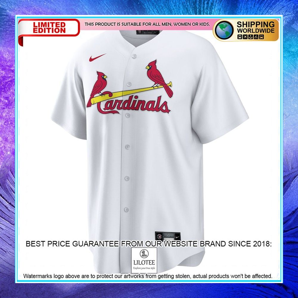 st louis cardinals nike home team white baseball jersey 2 141
