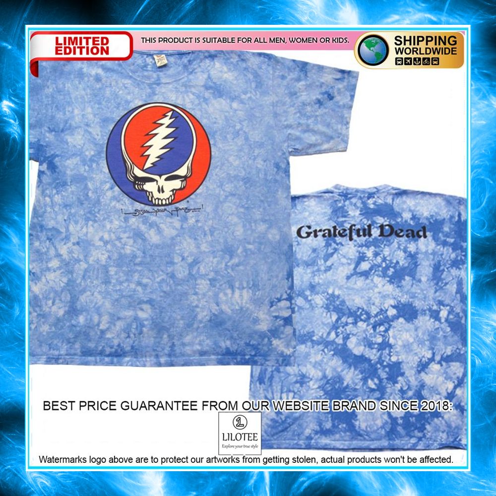 steal your face blue crinkle shirt hoodie 1 775