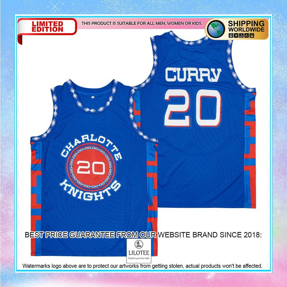 steph curry charlotte knights high school basketball jersey 1 57