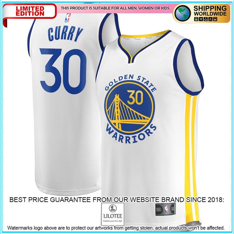 stephen curry golden state warriors 2022 23 player white basketball jersey 1 218