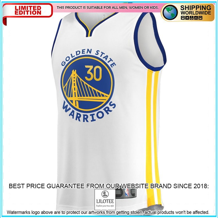 stephen curry golden state warriors 2022 23 player white basketball jersey 2 143