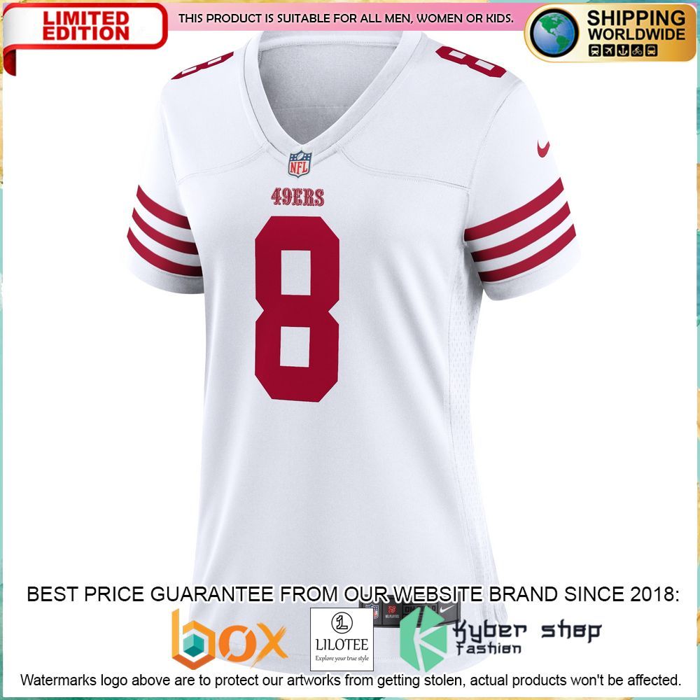 steve young san francisco 49ers nike womens retired white football jersey 2 816