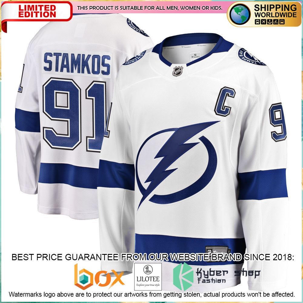 steven stamkos tampa bay lightning breakaway white hockey jersey 1 216