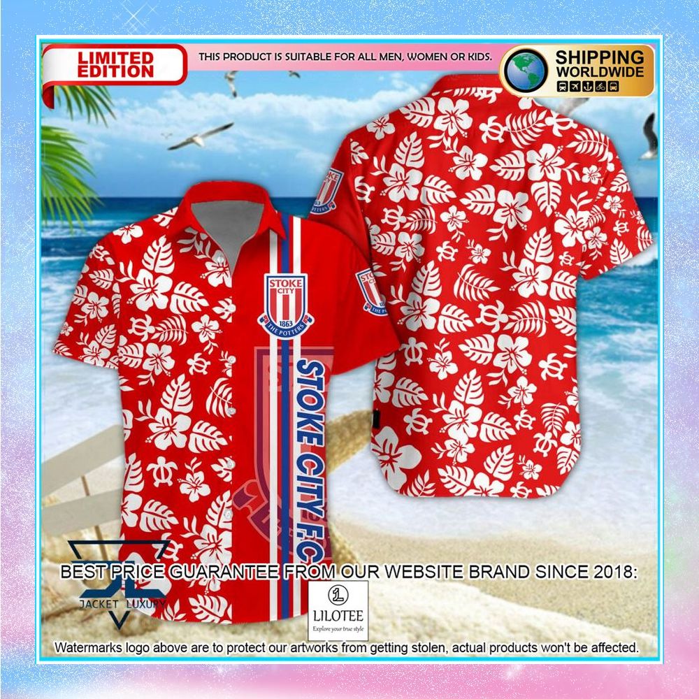 stoke city f c red hawaiian shirt shorts 1 382