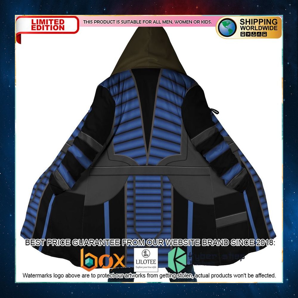 sub zero mortal kombat dream cloak coat 1 509