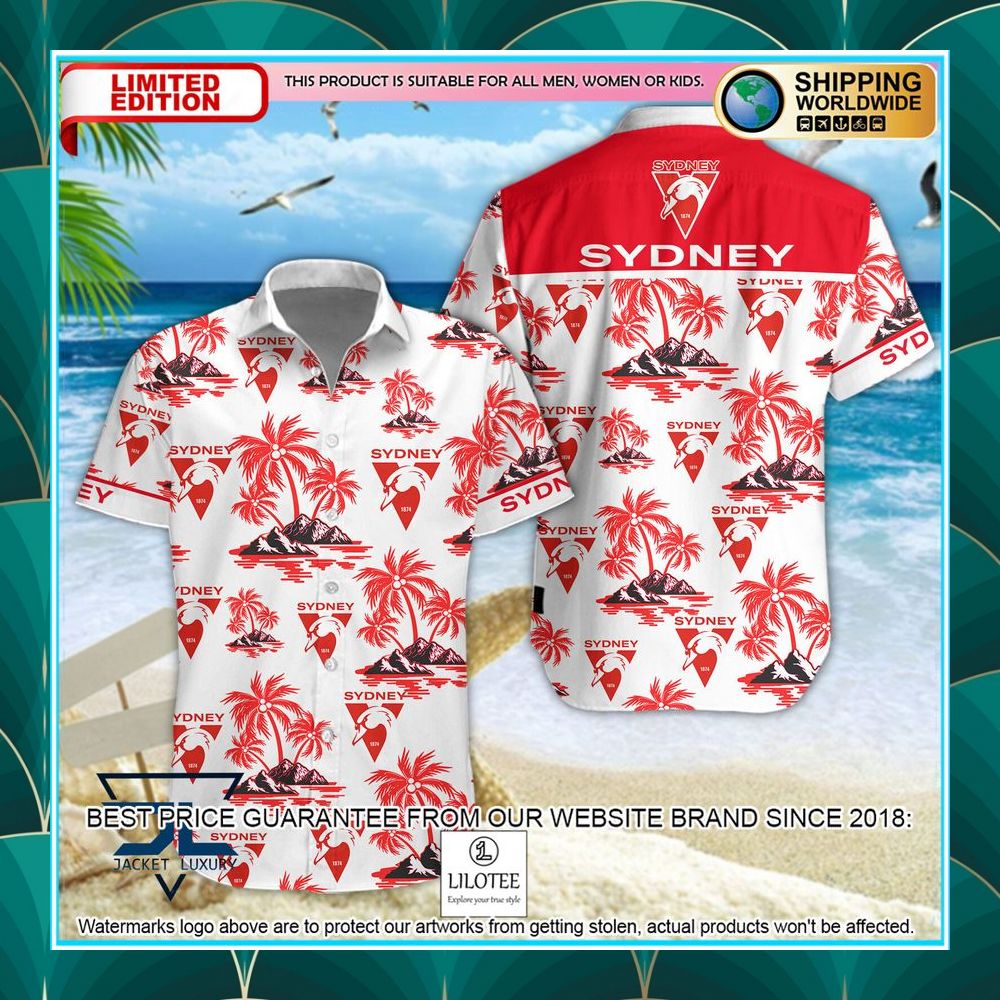 sydney swans hawaiian shirt shorts 1 253