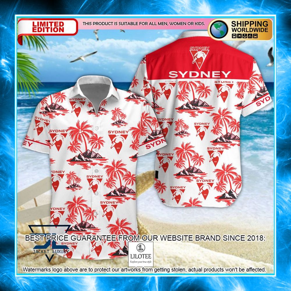 sydney swans hawaiian shirt shorts 1 832