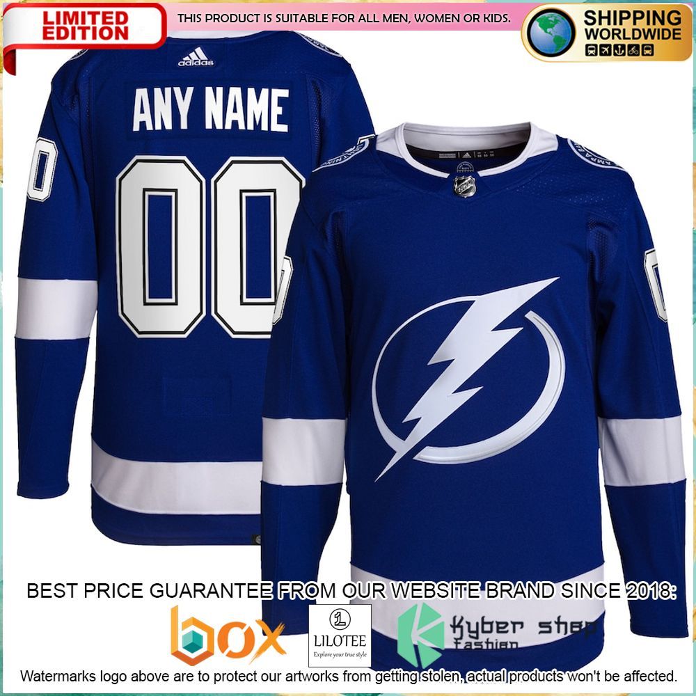 tampa bay lightning adidas custom royal hockey jersey 1 677