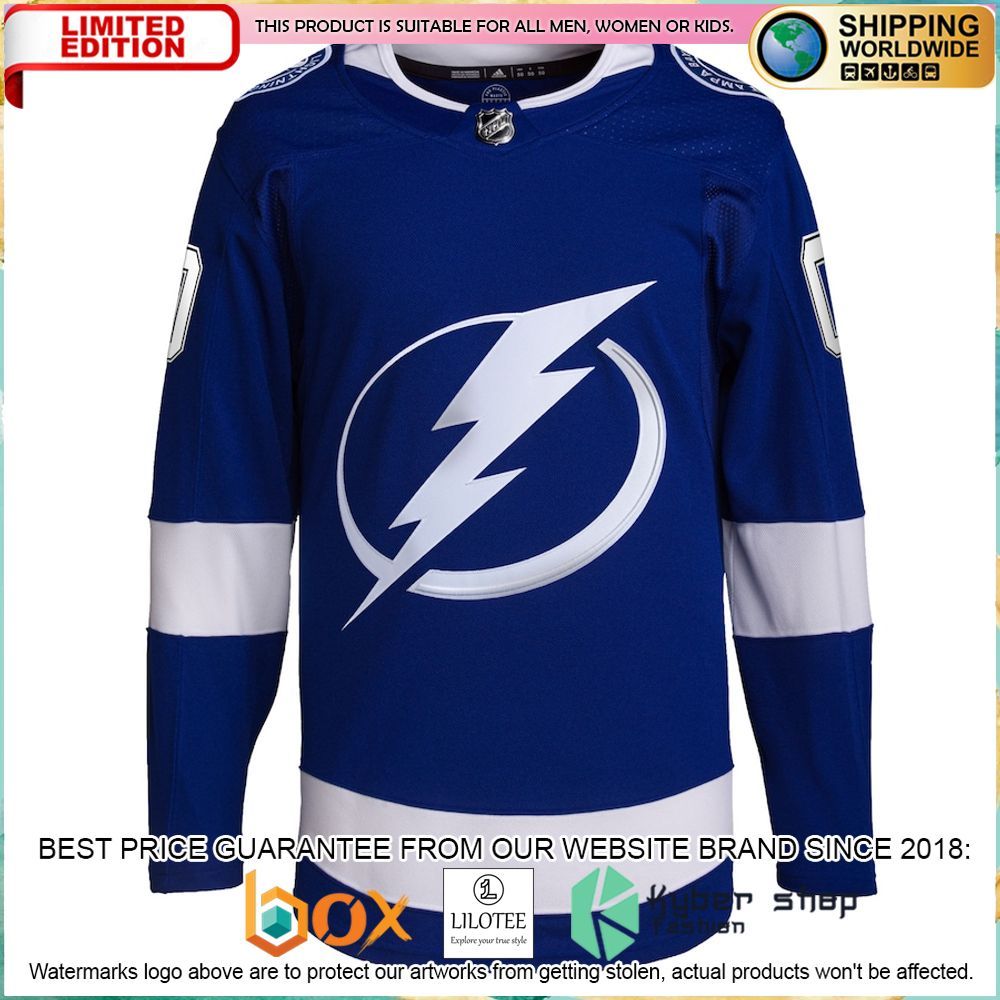 tampa bay lightning adidas custom royal hockey jersey 2 132