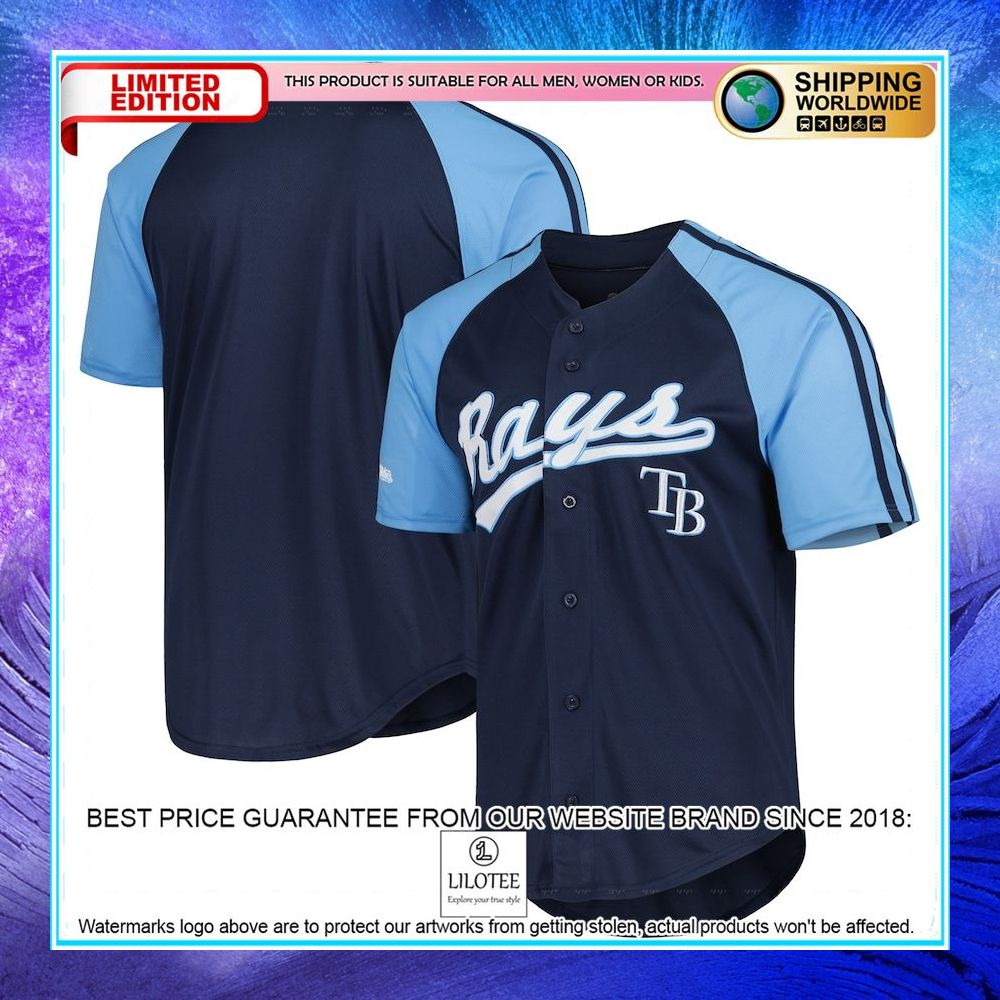 tampa bay rays stitches team navy baseball jersey 1 229