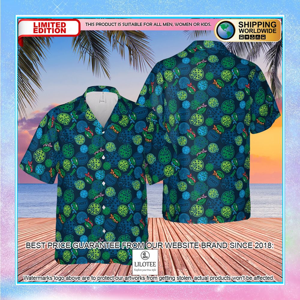 teenage mutant ninja turtles pizza hawaiian shirt 2 240
