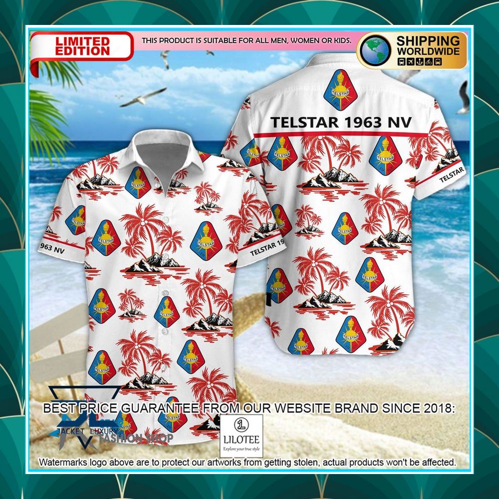telstar 1963 nv hawaiian shirt shorts 1 447