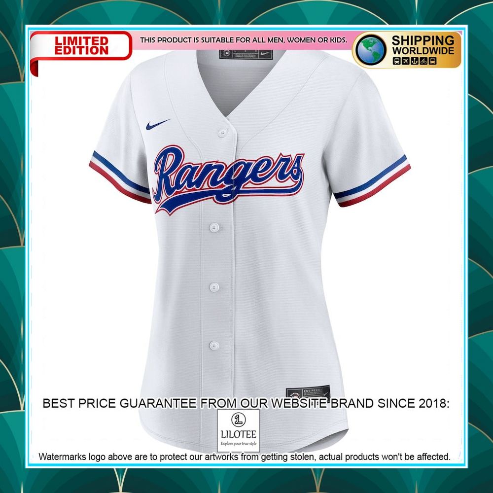 texas rangers nike womens home blank white baseball jersey 2 580