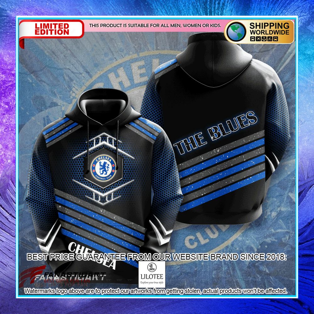 the blues chelsea fc black hoodie shirt 1 336