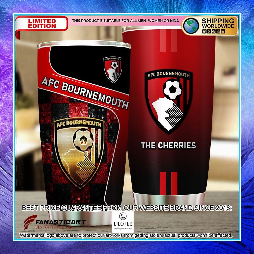 the cherries afc bournemouth tumbler 1 964