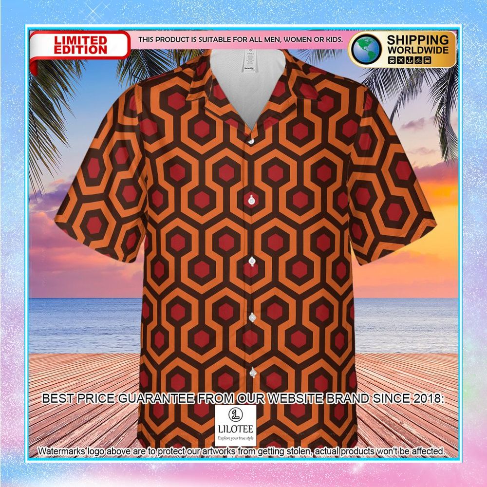 the overlook pattern the shining hawaiian shirt 2 912