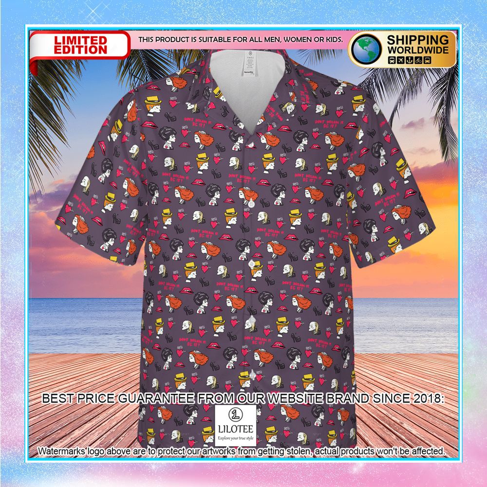 the rocky horror picture show pattern hawaiian shirt 2 957