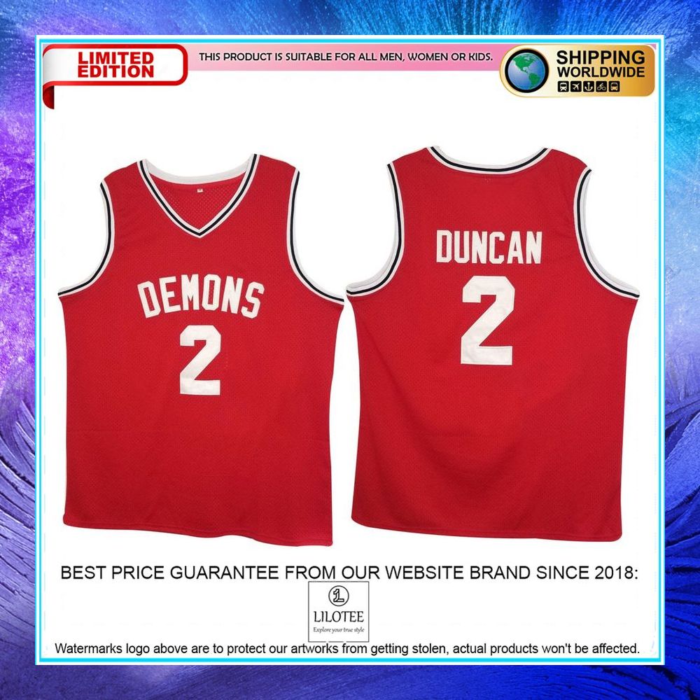 tim duncan demons high school basketball jersey 1 476