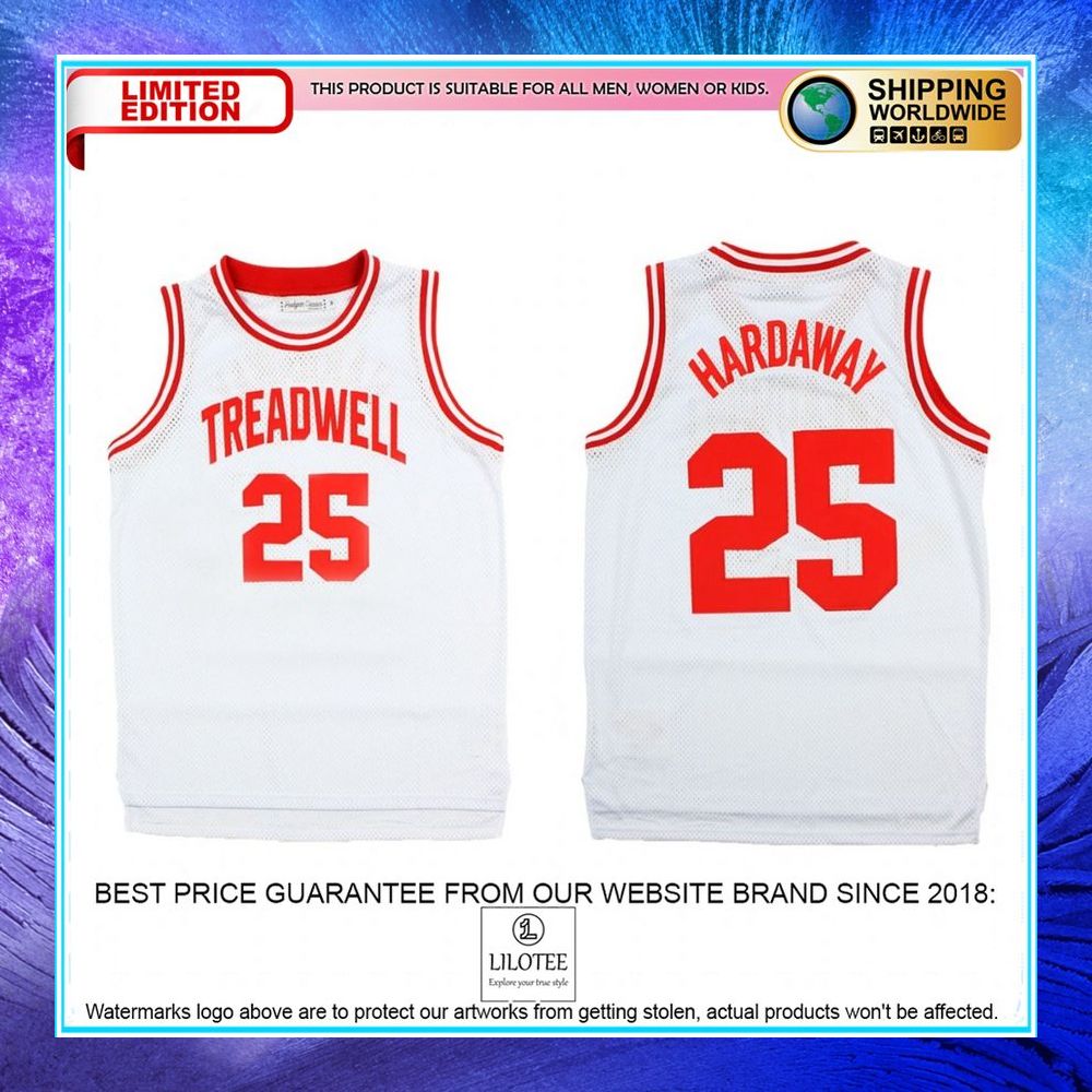 tim hardaway treadwell high school basketball jersey 1 37
