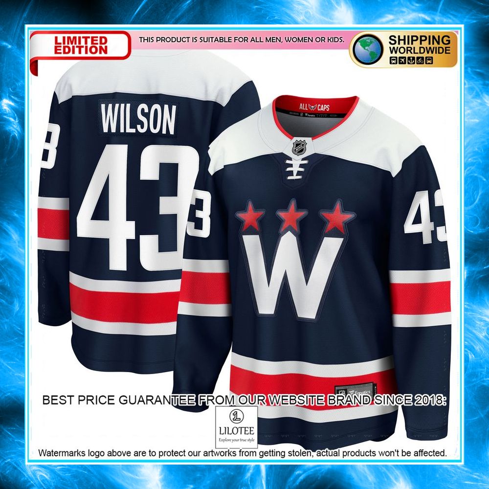 Tom Wilson Washington Capitals 2020 21 Alternate Premier Navy Hockey Jersey - LIMITED EDITION 4 tom wilson washington capitals 2020 21 alternate premier navy hockey jersey 4 719