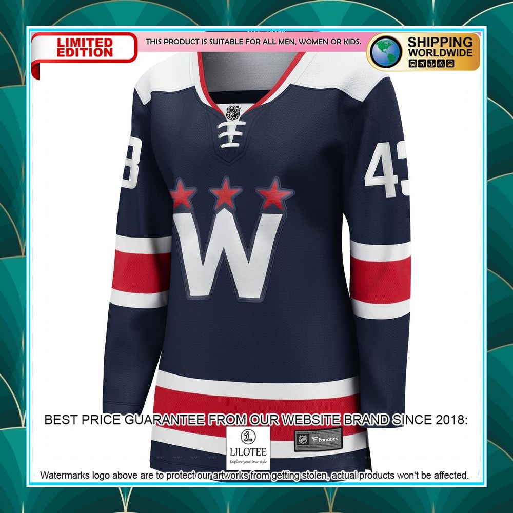 tom wilson washington capitals womens alternate 2020 21 premier navy hockey jersey 2 160