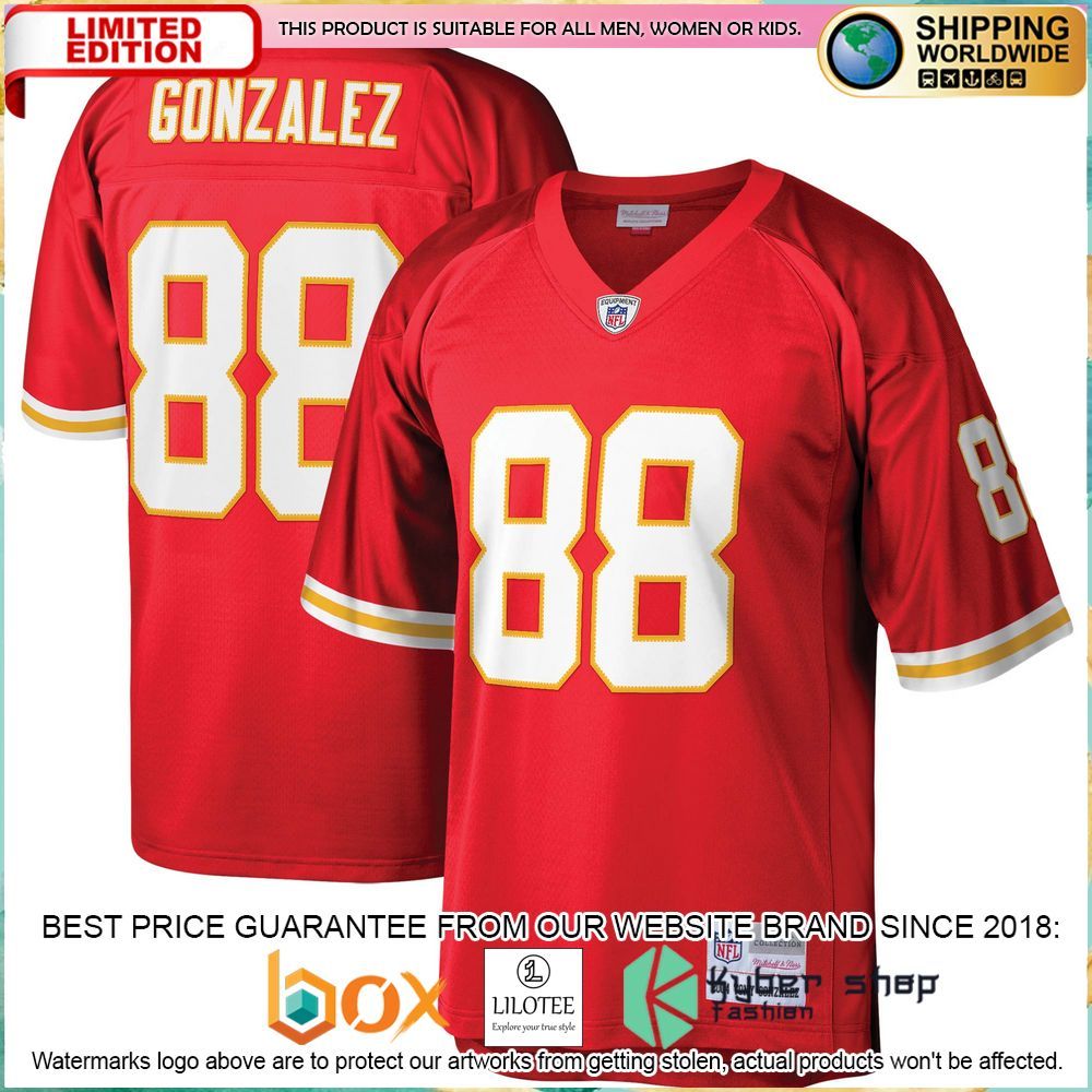 tony gonzalez kansas city chiefs mitchell ness 2004 legacy replica red football jersey 1 725