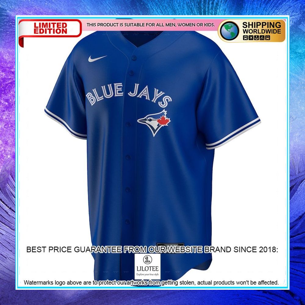 toronto blue jays nike alternate custom royal baseball jersey 2 44
