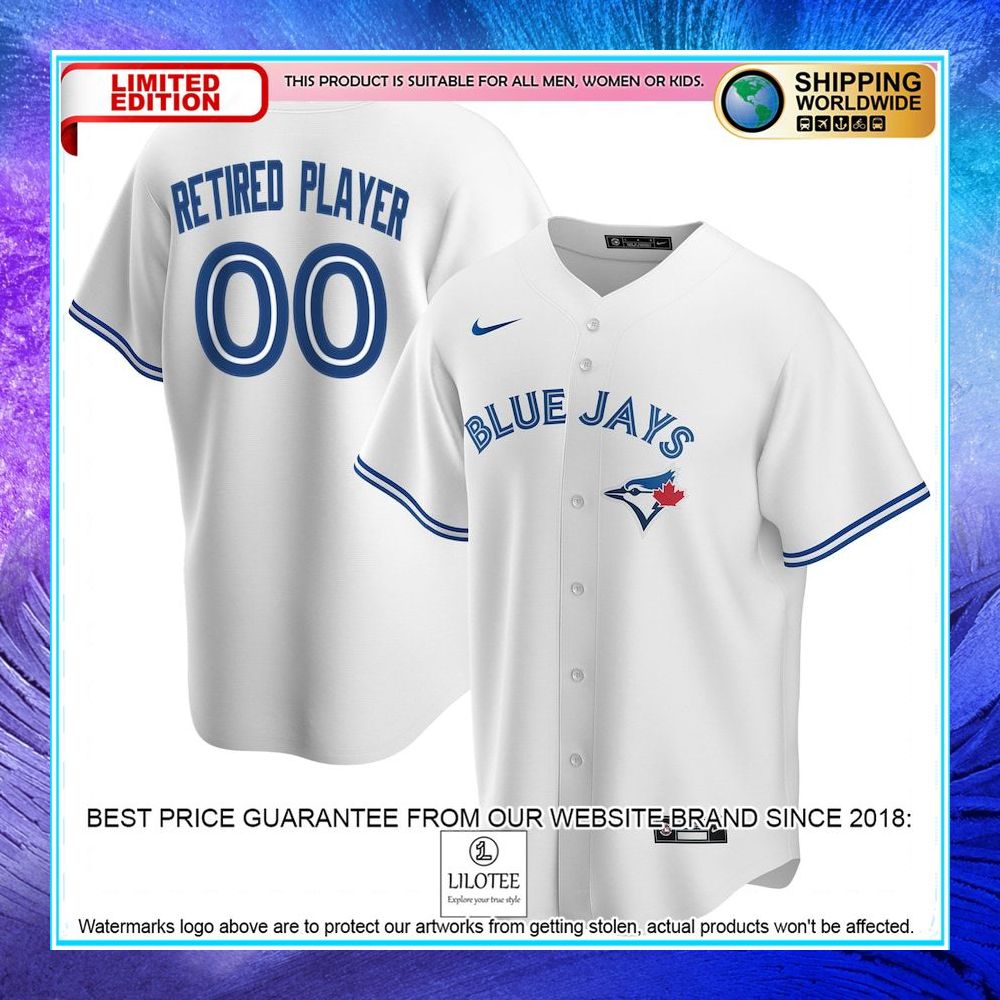 toronto blue jays nike home pick a player retired roster white baseball jersey 1 149