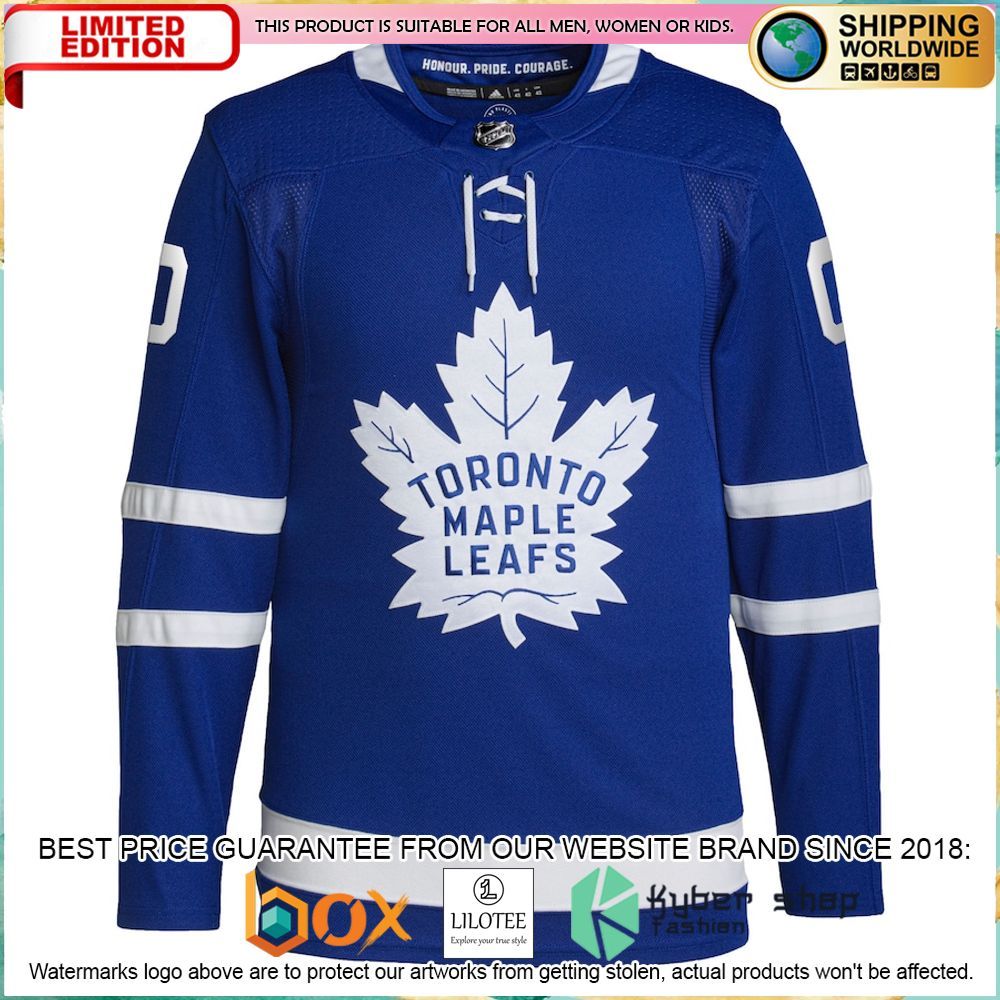 toronto maple leafs adidas custom royal hockey jersey 2 313