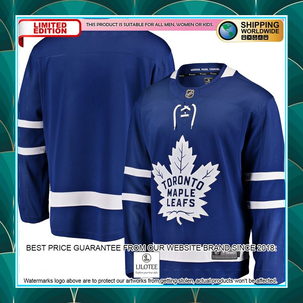 toronto maple leafs breakaway home blue hockey jersey 1 757