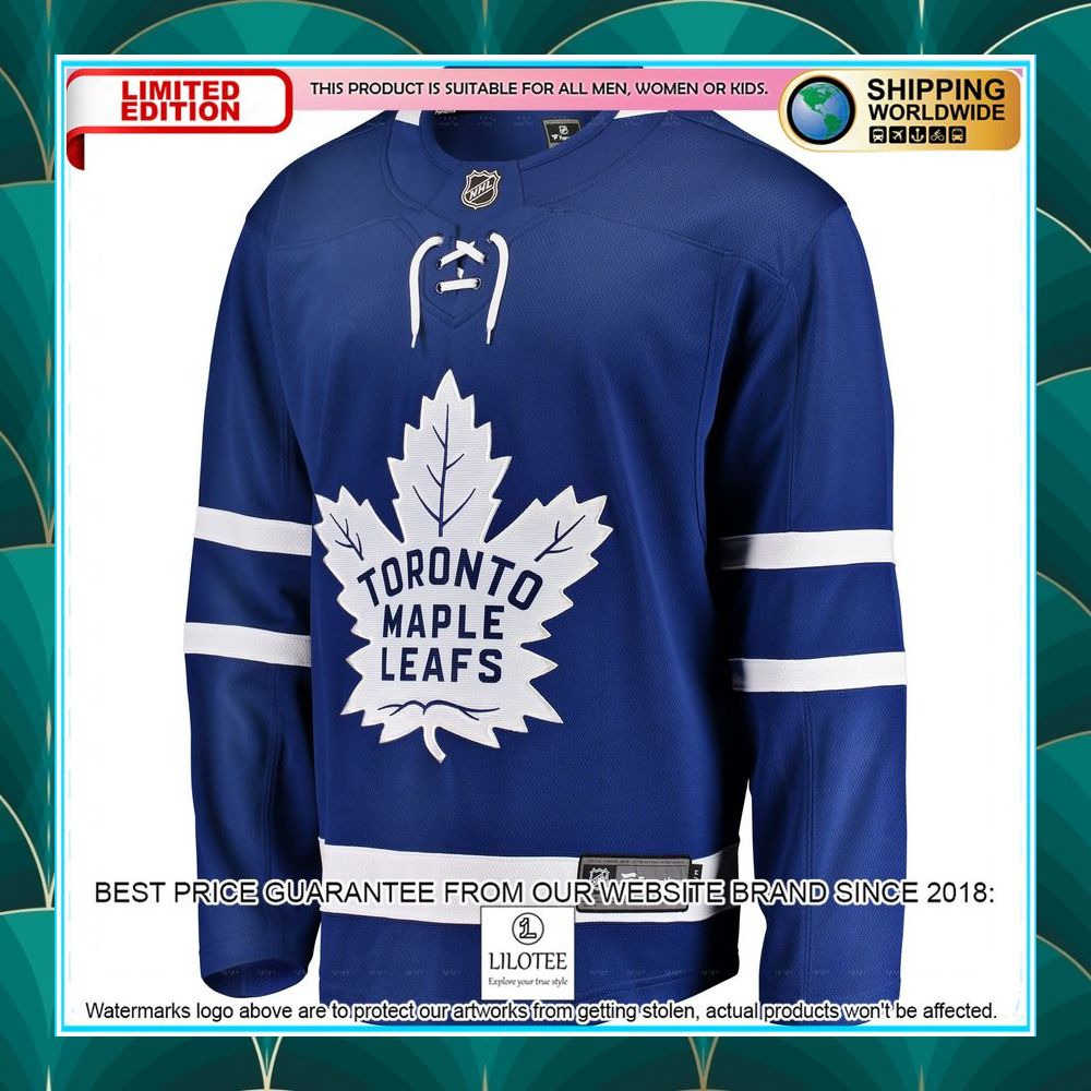 toronto maple leafs breakaway home blue hockey jersey 2 123