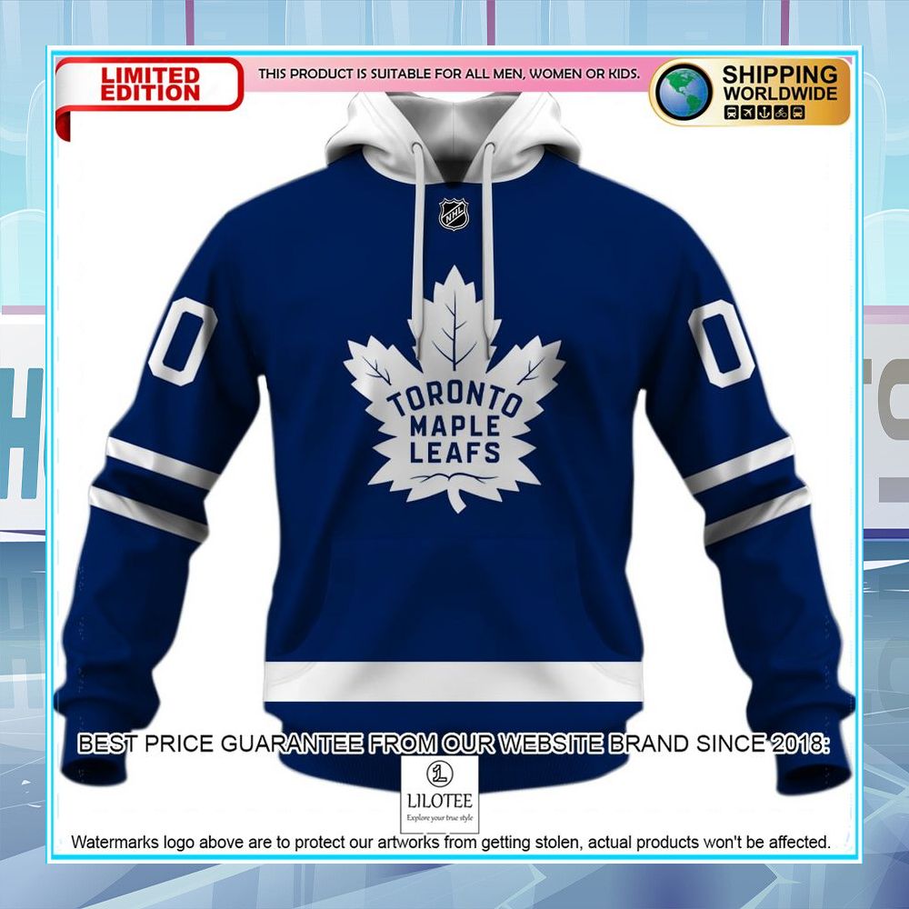 toronto maple leafs nhl 2020 home custom shirt hoodie 1 573