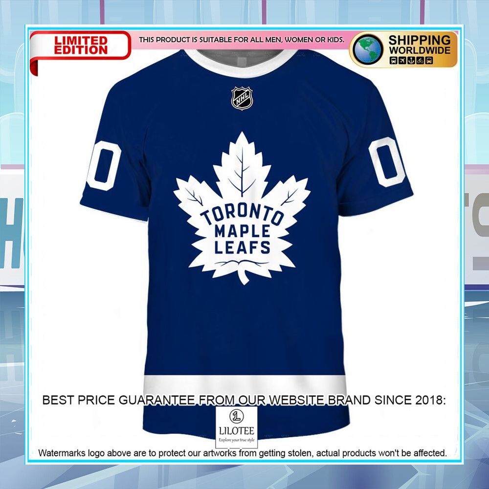 toronto maple leafs nhl 2020 home custom shirt hoodie 2 969