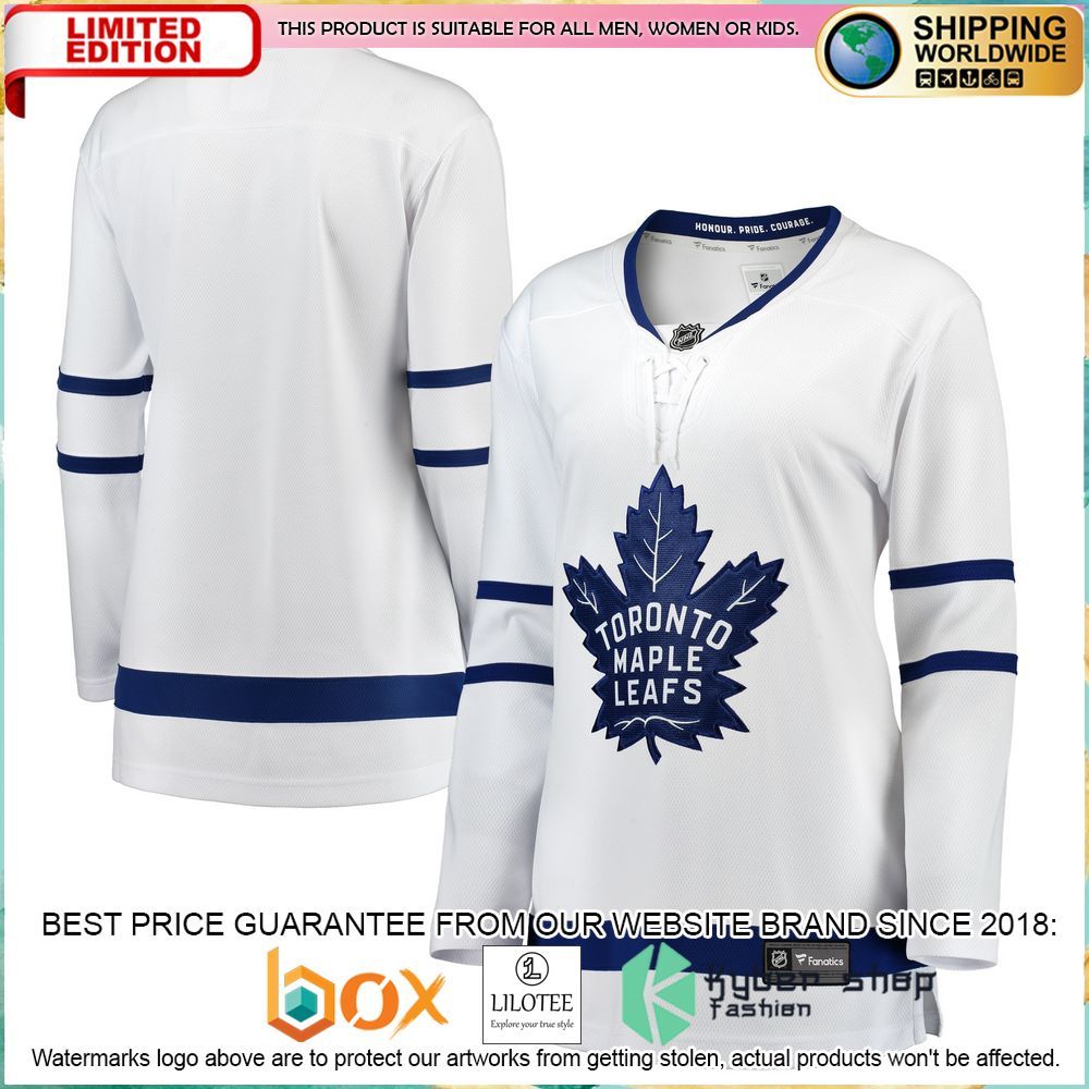 toronto maple leafs womens away breakaway white hockey jersey 1 939