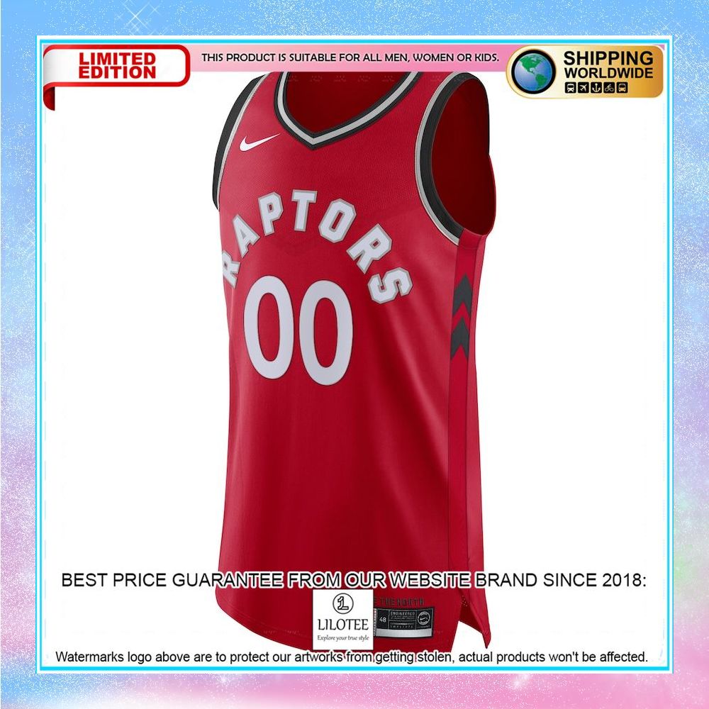 toronto raptors nike custom red basketball jersey 2 963