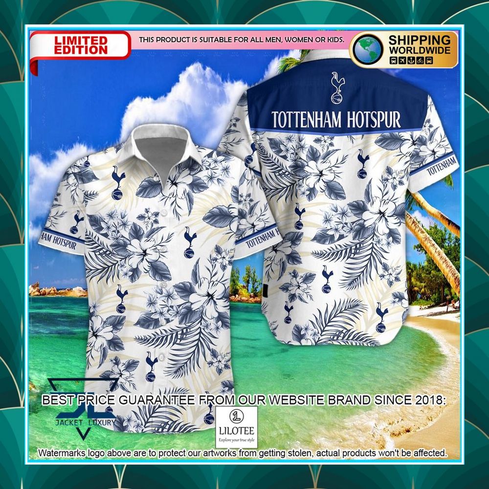 tottenham hotspur f c logo hawaiian shirt shorts 1 105