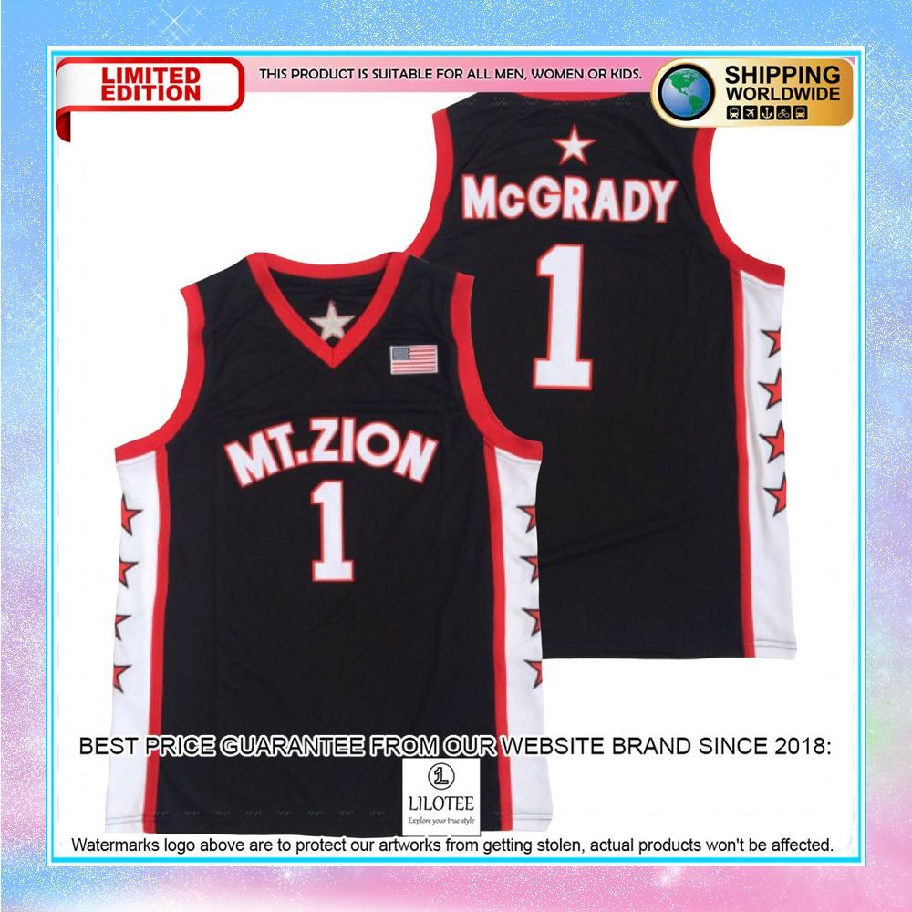 tracy mcgrady mount zion high school basketball jersey 1 891