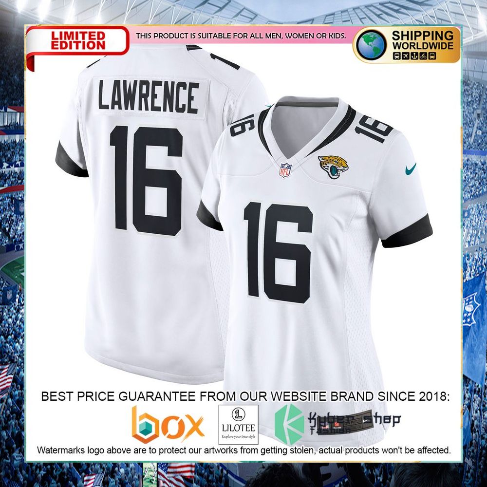 Trevor Lawrence Jacksonville Jaguars Nike Women's 2021 NFL Draft First Round Pick White Football Jersey - LIMITED EDITION 10 trevor lawrence jacksonville jaguars nike womens 2021 nfl draft first round pick white football jersey 4 894