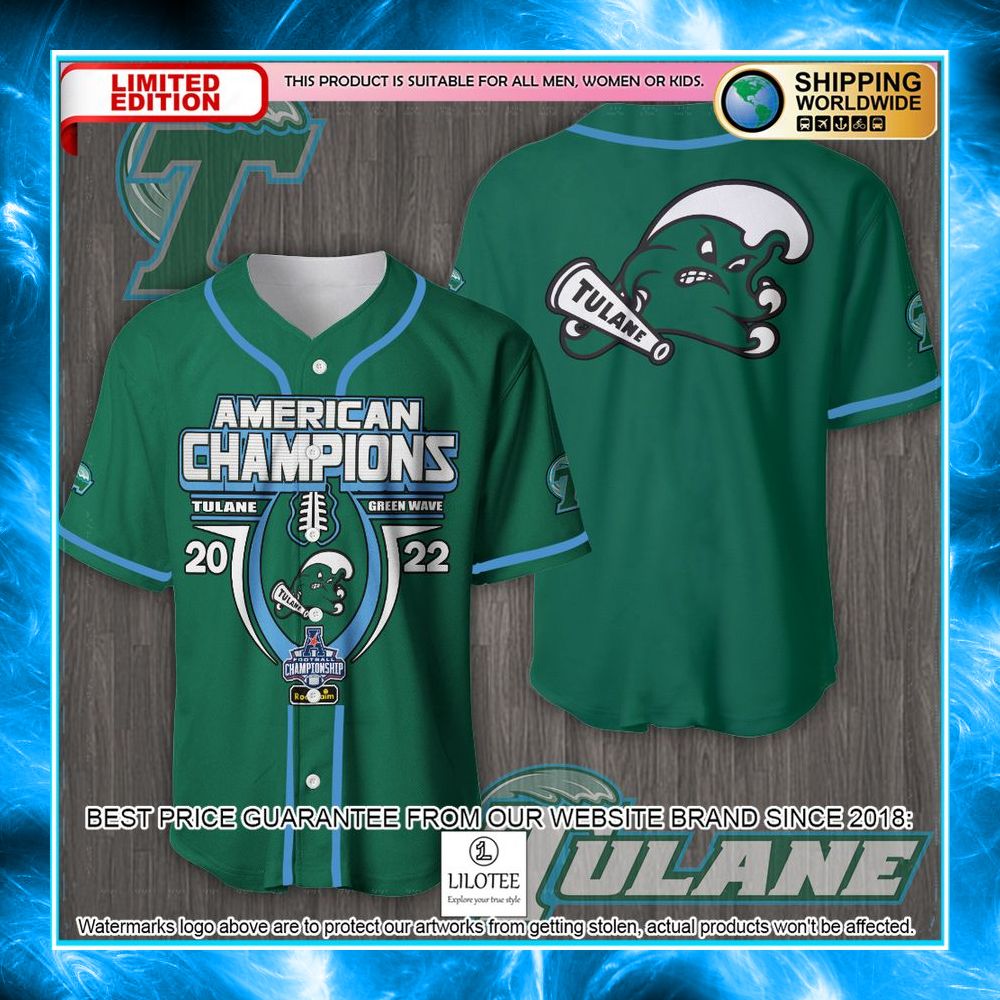tulane green wave aac champions hawaiian shirt 1 882