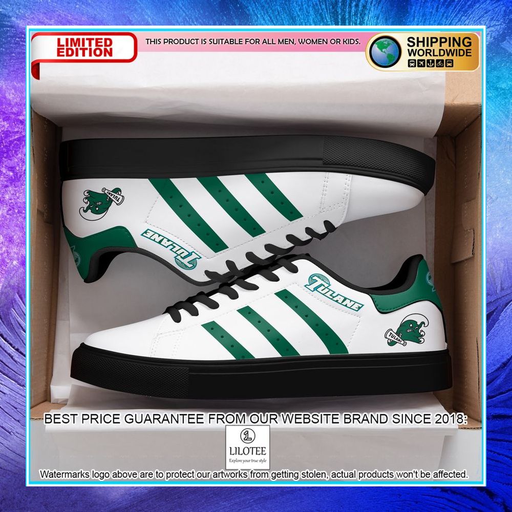 tulane green wave aac champions stan smith shoes 2 596