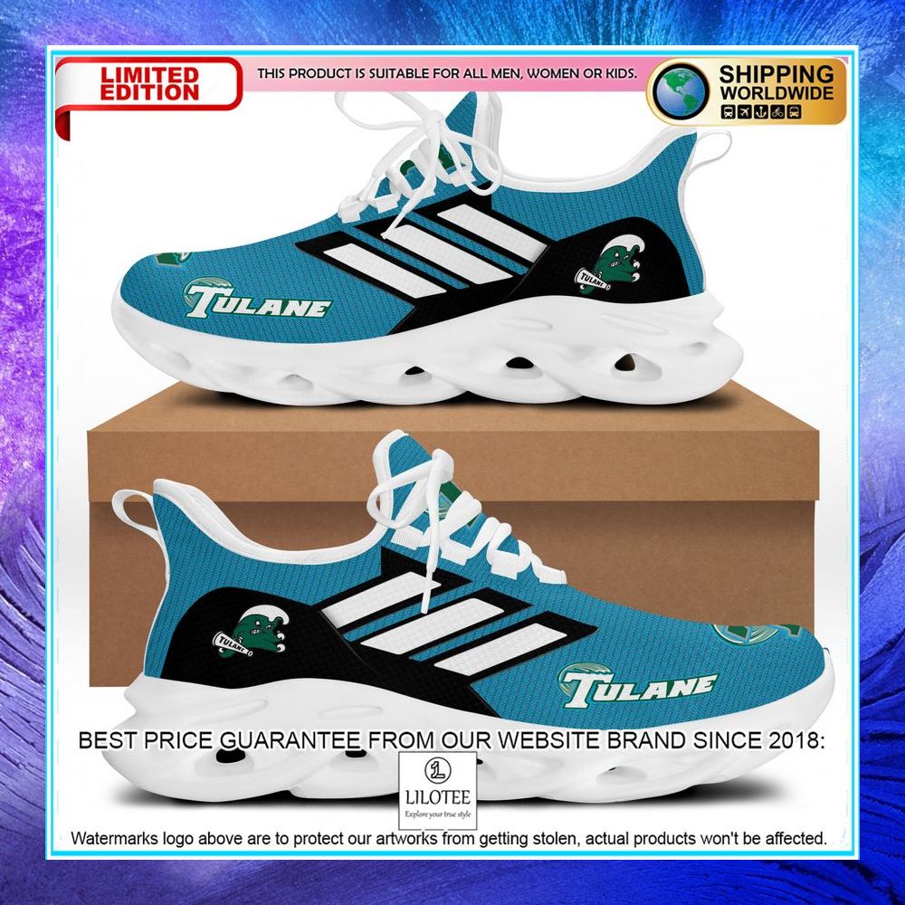 tulane green wave blue clunky max soul shoes 2 412
