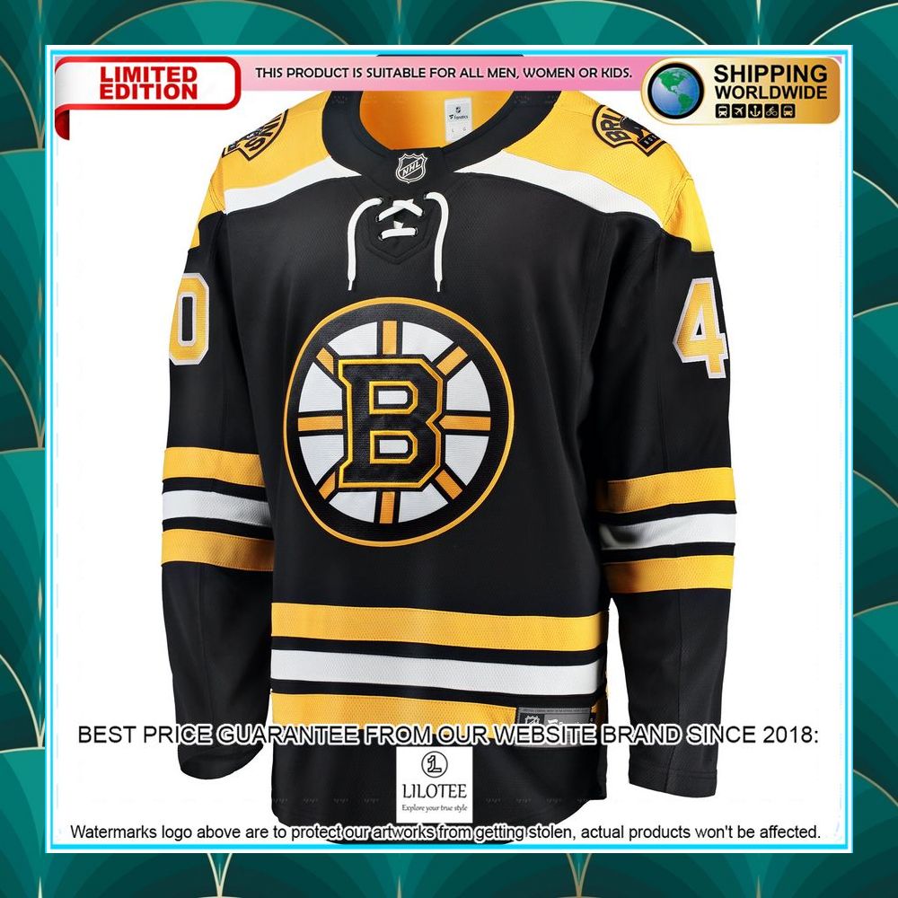 tuukka rask boston bruins breakaway black hockey jersey 2 264
