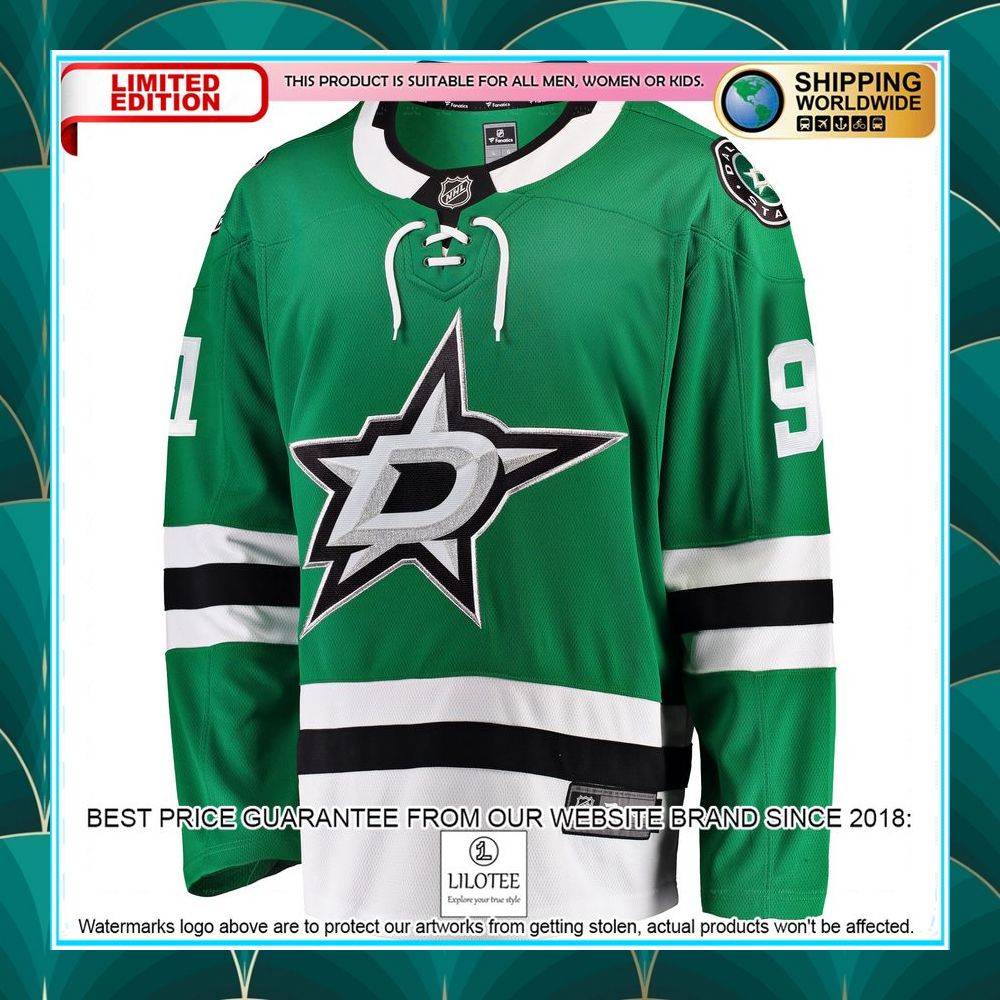 tyler seguin dallas stars breakaway green hockey jersey 2 752