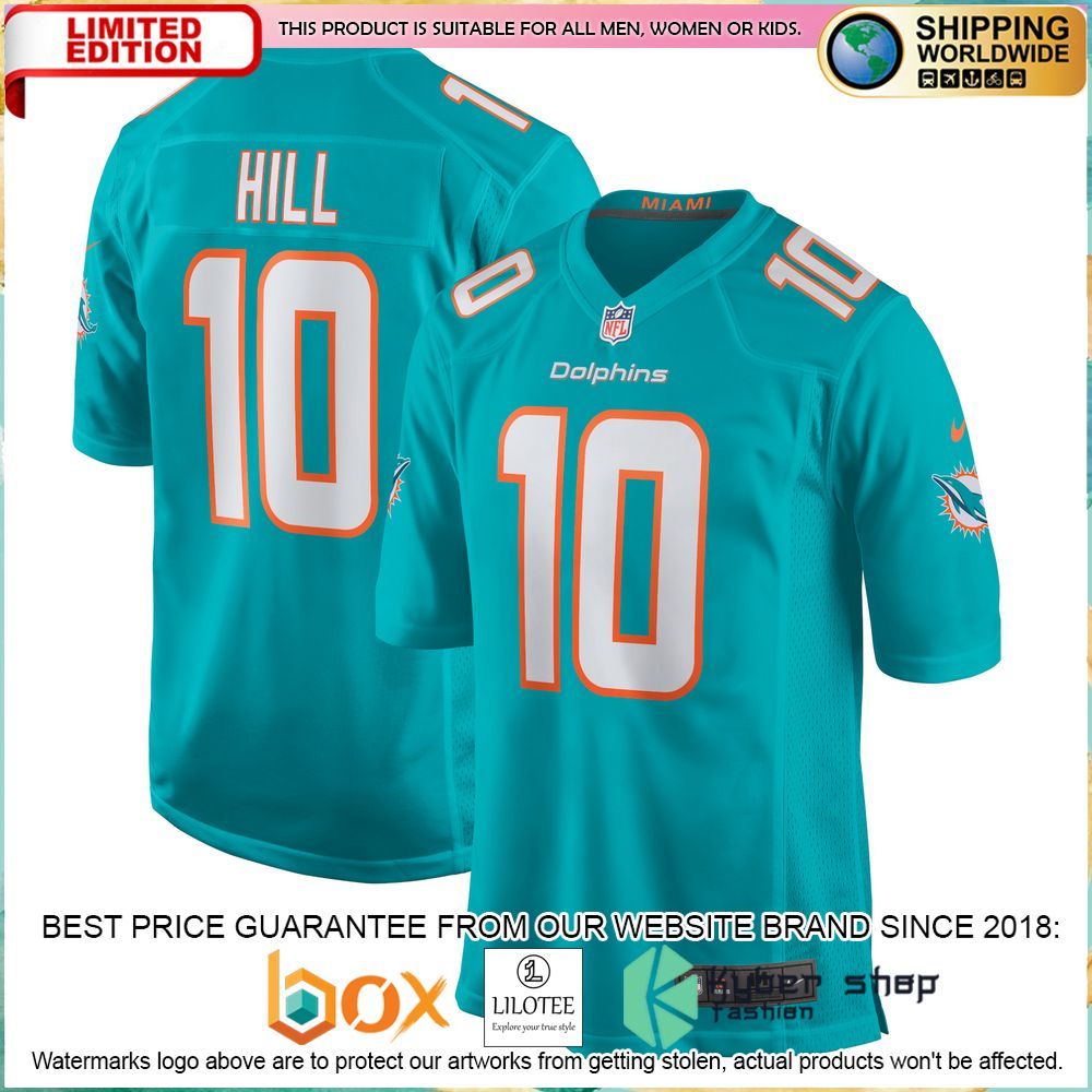 Tyreek Hill Miami Dolphins Nike White Football Jersey - LIMITED EDITION 5 tyreek hill miami dolphins nike white football jersey 5 154