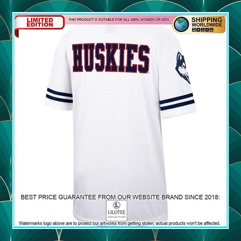uconn huskies white navy baseball jersey 3 440