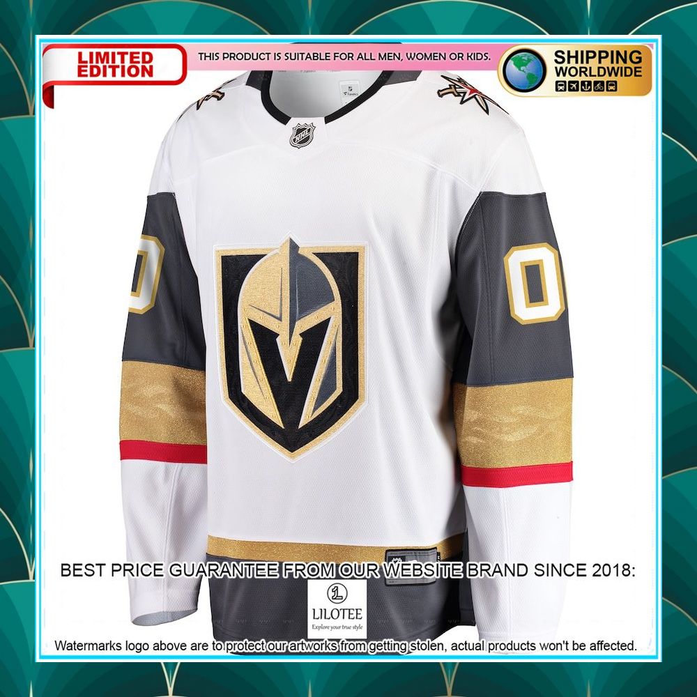 vegas golden knights away custom white hockey jersey 2 118