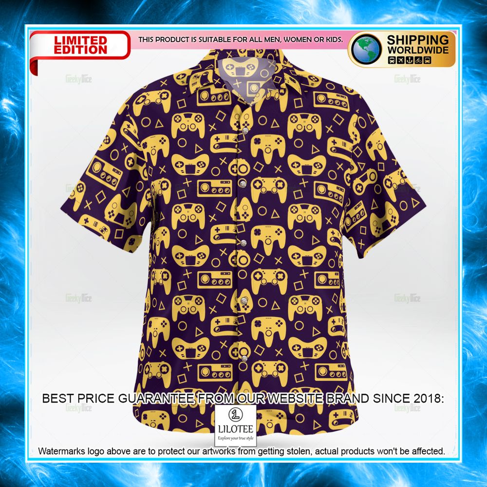 video game hawaiian shirt 1 994