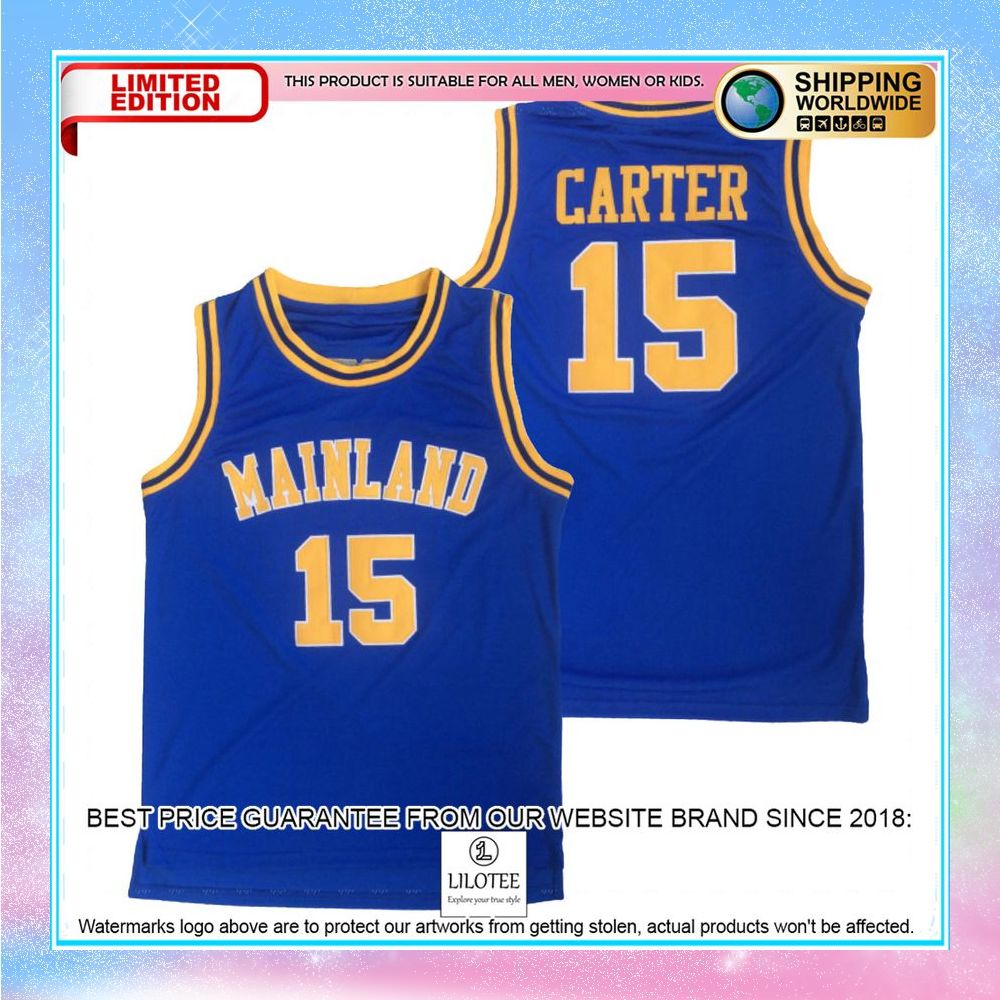 vince carter mainland high school basketball jersey 1 65